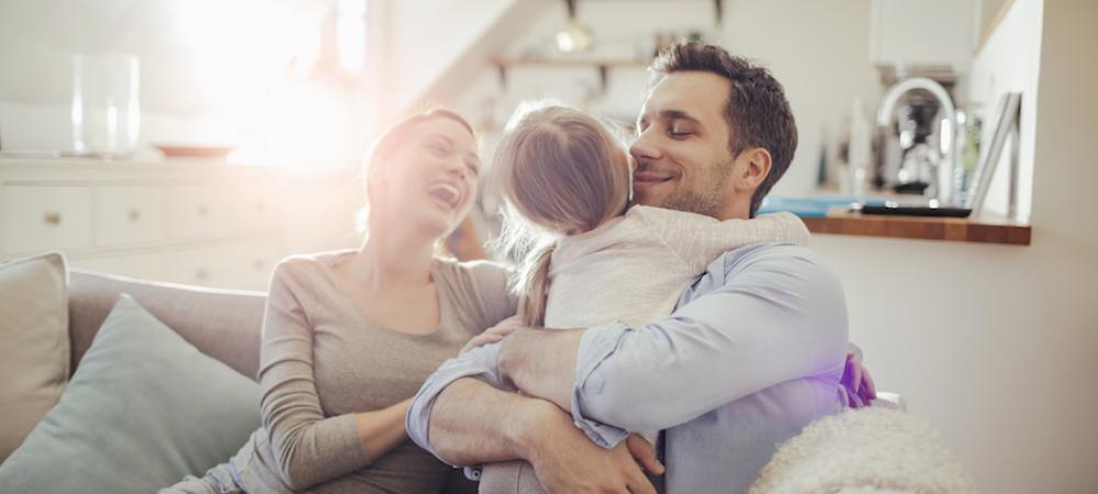 family on pest-free couch